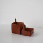 LEATHER BOX SET -hand stitch-