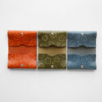 [ WITHOUT WASTING ] FOLD CARD CASE -hand stitch-