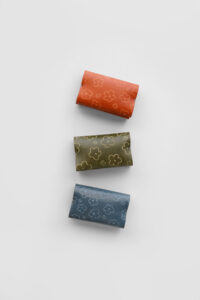 [ WITHOUT WASTING ] FOLD CARD CASE -hand stitch-