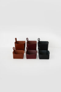 LEATHER BOX SET -hand stitch-