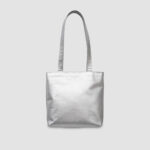 NUANCE TOTE BAG S +DEPTH silver / ニュアンストートバッグ (Ｓ) マチ付き 日本製レザー シルバー