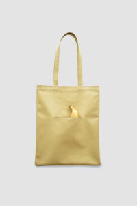 NUANCE TOTE BAG M +POCKET yellow / ニュアンストートバッグ （M） ポケット付き 日本製レザー イエロー