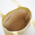 NUANCE TOTE BAG S +DEPTH yellow / ニュアンストートバッグ (Ｓ) マチ付き 日本製レザー イエロー