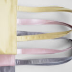 NUANCE TOTE BAG S +DEPTH silver / ニュアンストートバッグ (Ｓ) マチ付き 日本製レザー