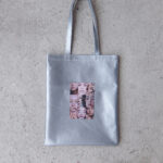 NUANCE TOTE BAG M +POCKET silver / ニュアンストートバッグ （M） ポケット付き 日本製レザー シルバー