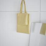 NUANCE TOTE BAG M +POCKET yellow / ニュアンストートバッグ （M） ポケット付き 日本製レザー イエロー