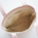 NUANCE TOTE BAG S +DEPTH pearl pink / ニュアンストートバッグ (Ｓ) マチ付き 日本製レザー パールピンク