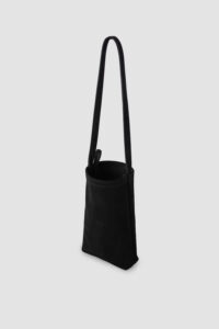 [ MOLVAR ] SUEDE MINI TOTE BAG BLACK / スエードミニトートバッグ 本革 イタリアンレザー ブラック