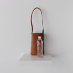 [ MOLVAR ] SUEDE MINI TOTE BAG LIGHT BROWN/ スエードミニトートバッグ 本革 イタリアンレザー 縦長 ライトブラウン
