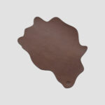 [ WITHOUT WASTING / MOLVAR ] SPILLED COFFEE LEATHER PAD / こぼれた珈琲のレザーパッド 本革