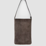 [ MOLVAR ] SUEDE TOTE BAG / スエードトートバッグ 本革 イタリアンレザー 縦長