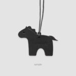 [ MOLVAR ] HORSE CHARM / 馬のチャーム 本革 イタリアンレザー 刻印可