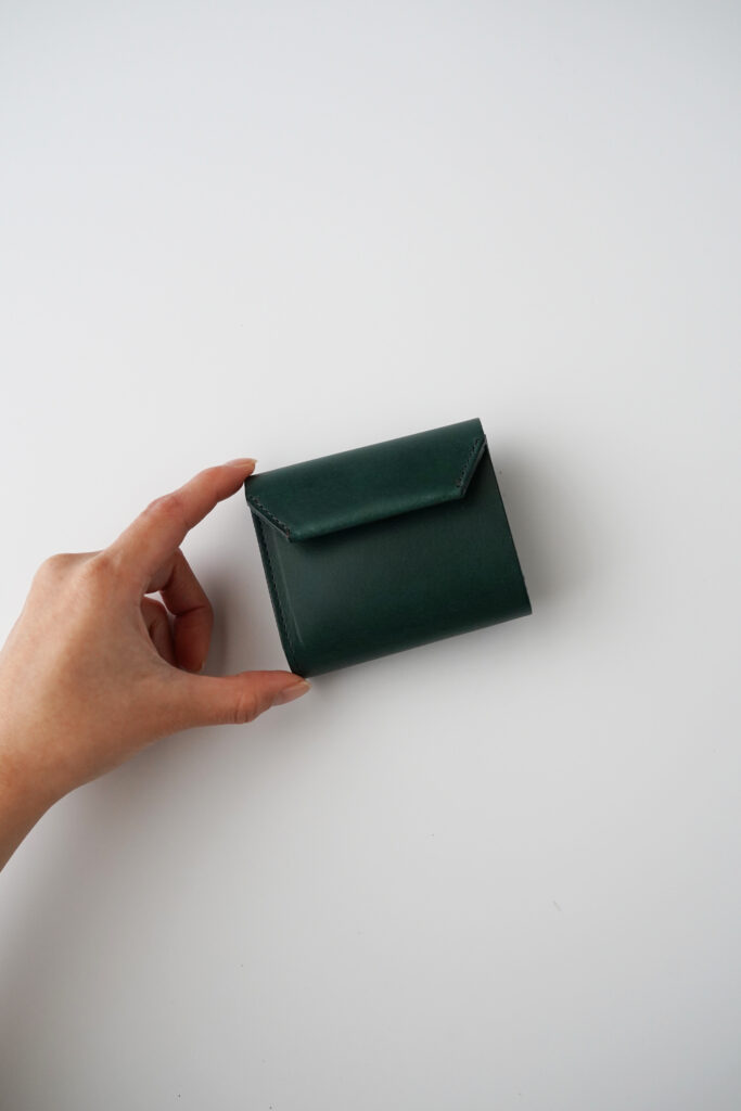 [ MOLVAR ] MINI WALLET / DARK GREEN / ミニウォレット 本革 イタリアンレザー 小さい財布