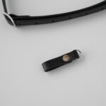 [ MOLVAR ] 8 HOLE BELT ＋ / ANTIQUE BLACK/ レザーベルト 本革 キーリング付き アンティークブラック