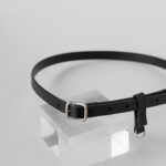 [ MOLVAR ] 8 HOLE BELT ＋ / ANTIQUE BLACK/ レザーベルト 本革 キーリング付き アンティークブラック