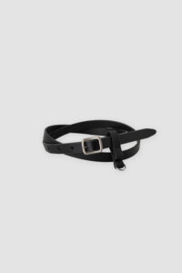 [ MOLVAR ] 8 HOLE BELT ＋ / ANTIQUE BLACK/ レザーベルト 本革 キーリング付き アンティークブラック