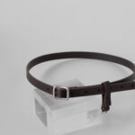[ MOLVAR ] 8 HOLE BELT ＋ / ANTIQUE BROWN / レザーベルト 本革 キーリング付き アンティークブラウン