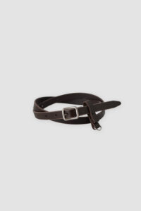 [ MOLVAR ] 8 HOLE BELT ＋ / ANTIQUE BROWN / レザーベルト 本革 キーリング付き アンティークブラウン
