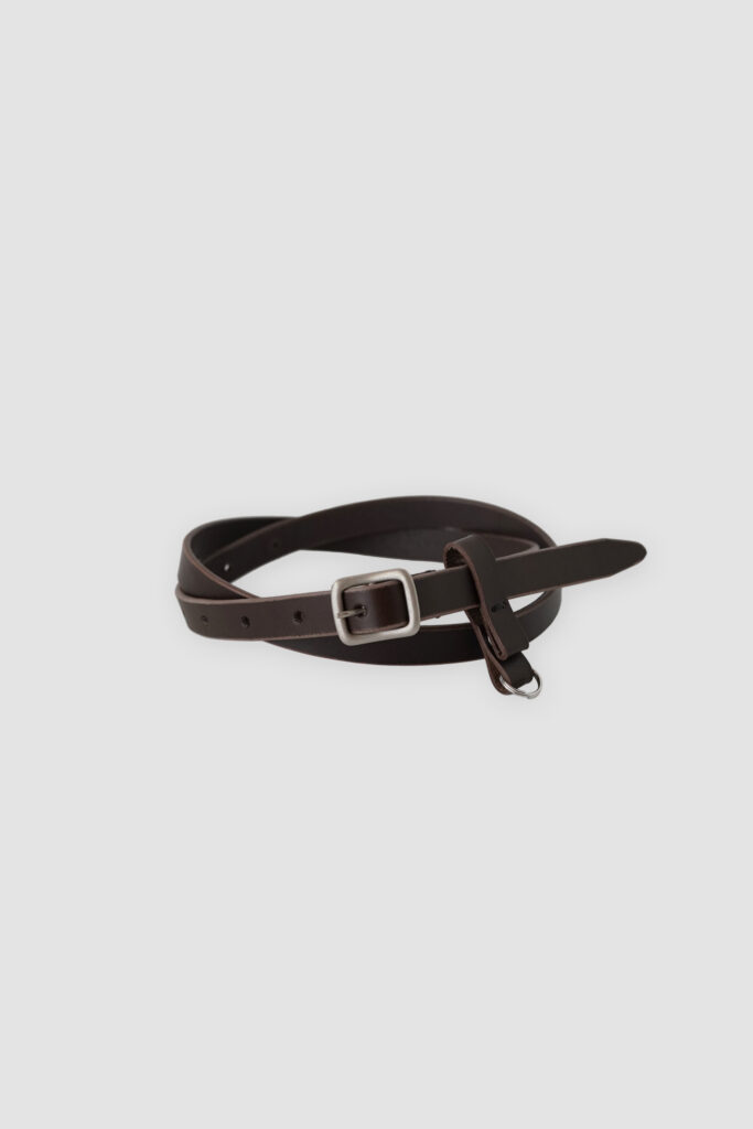 [ MOLVAR ] 8 HOLE BELT ＋ / ANTIQUE BROWN / レザーベルト 本革 キーリング付き アンティークブラウン